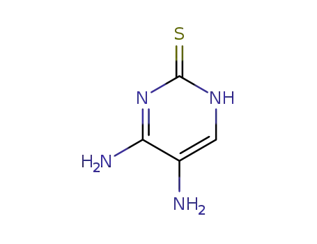 Molecular Structure of 14623-58-6 (4,5-DIAMINO-2-MERCAPTOPYRIMIDINE)