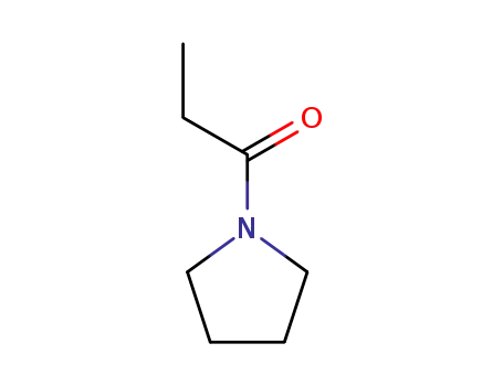 Molecular Structure of 4553-05-3 (1-(1-Pyrrolidyl)-1-propanone)