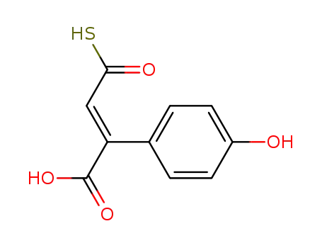 4-hydroxyphenylthiofumaric acid