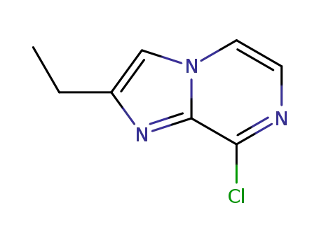 Molecular Structure of 391954-17-9 (8-chloro-2-ethylimidazo[1,2-a]pyrazine)