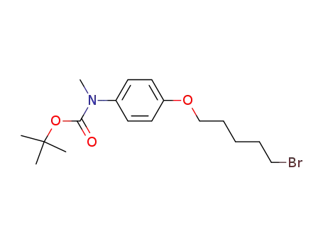 [4-(5-Bromo-pentyloxy)-phenyl]-methyl-carbamic acid tert-butyl ester