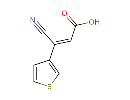(2Z)-3-cyano-3-(3-thienyl)acrylic acid