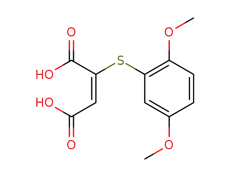 2,5-dimethoxyphenylthio fumaric acid