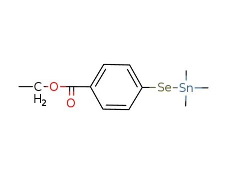 p-(ethoxycarbonyl)phenylselenotrimethylstannane