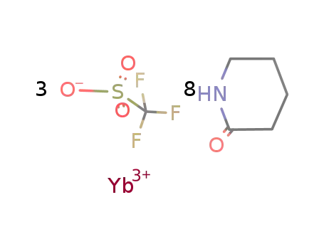 Yb(trifluoromethanesulphonate)3*8δ-valerolactam