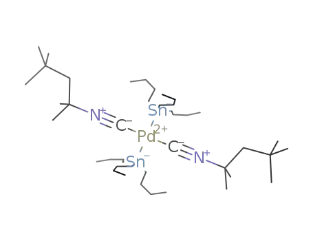 palladium (1,1,3,3-tetramethylbutyl isocyanide)2(SnBu3)2