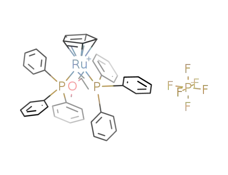 (η-cyclopentadienyl)(methoxy(methyl)carbene)bis(triphenylphosphine)ruthenium(II) hexafluorophosphate