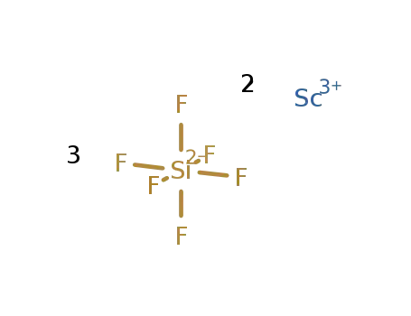 2Sc(3+)*3{SiF6}(2-)=Sc2{SiF6}3
