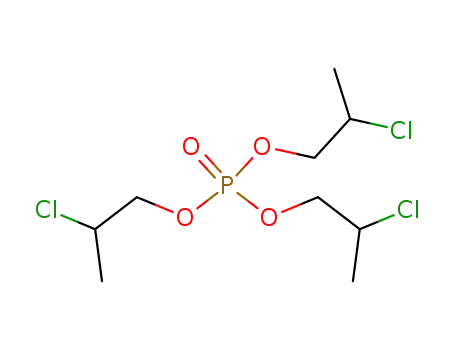 Molecular Structure of 6145-73-9 (Tris(2-chloropropyl) phosphate)