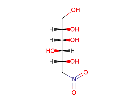 Molecular Structure of 69257-51-8 (1-Deoxy-1-nitro-L-glucitol)