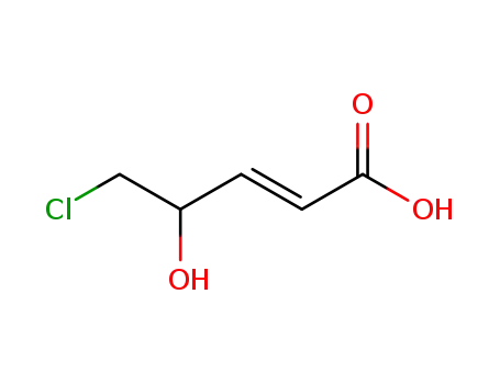 5-chloro-4-hydroxy-pent-2-enoic acid