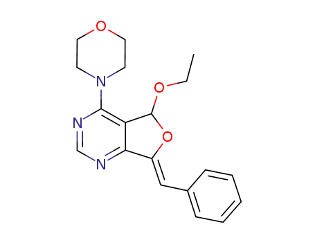 (7Z)-7-benzylidene-5-ethoxy-4-morpholin-4-yl-5,7-dihydrofuro[3,4-d]pyrimidine