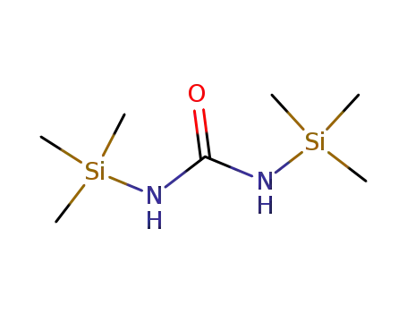 Molecular Structure of 18297-63-7 (1,3-Bis(trimethylsilyl)urea)