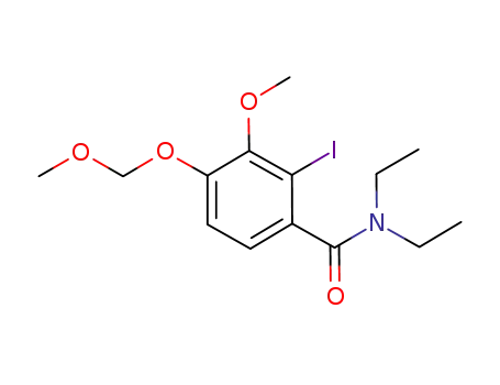 N,N-diethyl-2-iodo-3-methoxy-4-(methoxymethoxy)benzamide