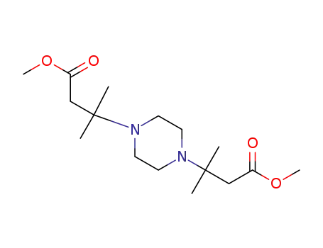 dimethyl 3,3'-(piperazine-1,4-diyl)bis-(3-methylbutanoate)