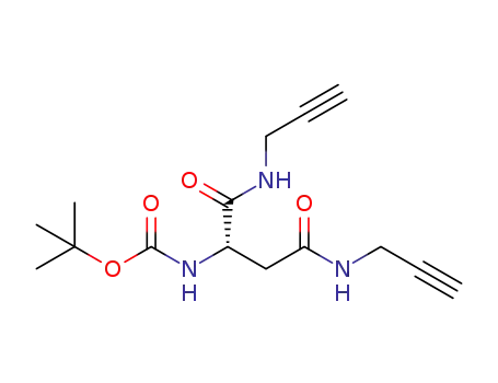 (1,2-bis-prop-2-ynylcarbamoylethyl)carbamic acid tert-butyl ester