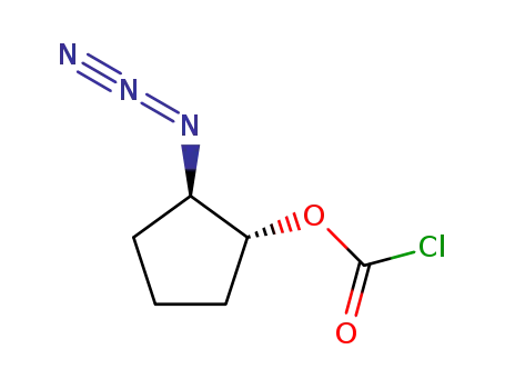 (1R,2R)-2-azidocyclopentyl carbonochloridate