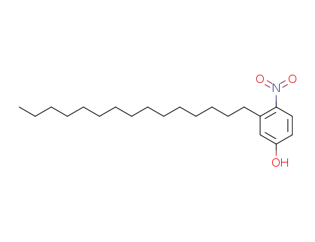 Molecular Structure of 22991-47-5 (4-nitro-3-pentadecylphenol)