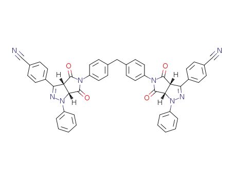 (3aR,6aR,3a'S,6a'S)-4,4'-[methylenebis[(4,1-phenylene)(3a,4,6,6a-tetrahydro-4,6-dioxo-1-phenylpyrrolo[3,4-c]pyrazole-5,3(1H)-diyl)]]bis[benzonitrile]