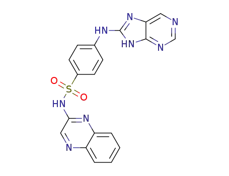 4-(9H-purin-8-ylamino)-N-(quinoxalin-2-yl)benzenesulfonamide
