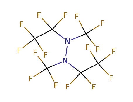 N,N'-bis(perfluoroethyl)-N,N'-bis(trifluoromethyl)-hydrazine