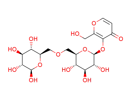 2-(hydroxymethyl)-4-oxo-4H-pyran-3-yl 6-O-β-D-glucopyranosyl-β-D-glucopyranoside