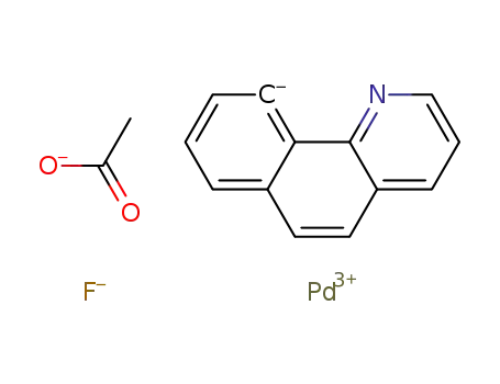 [Pd(III)(Benzo[h]quinolinyl)(acetate)F]n
