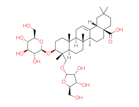 3-O-β-D-glucopyranosyl-hederagenin 23-O-α-D-ribofuranoside