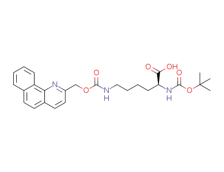 (S)-6-(((benzo[h]quinolin-2-ylmethoxy)carbonyl)amino)-2-((tert-butoxycarbonyl)amino)hexanoic acid