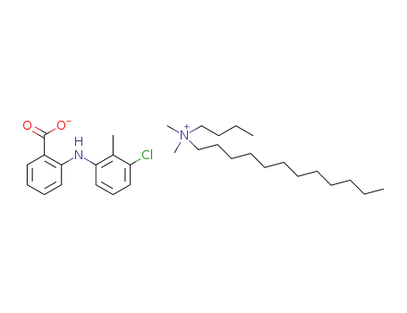 tolfenamic acid N-butyl-N,N-dimethylbutyl-N-dodecylammonium salt