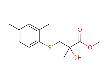 methyl 3-((2,4-dimethylphenyl)thio)-2-hydroxy-2-methylpropanoate