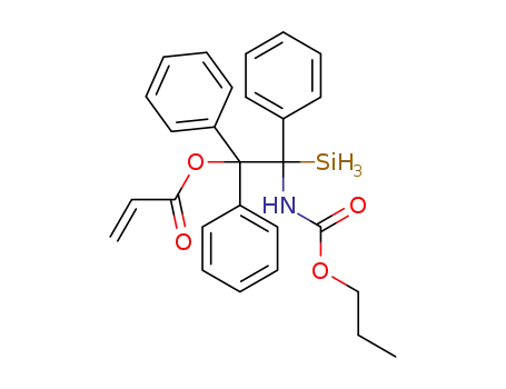 Triphenylsilylpropoxycarbonylaminoethyl Acrylate