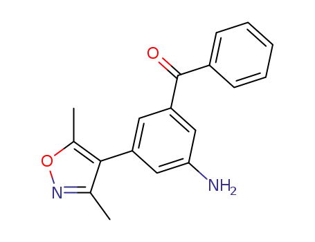 (3-amino-5-(3,5-dimethylisoxazol-4-yl)phenyl)(phenyl)methanone