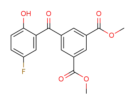 dimethyl 5-(5-fluoro-2-hydroxybenzoyl)isophthalate