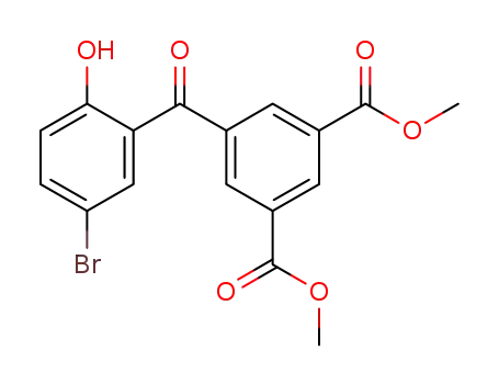 dimethyl 5-(5-bromo-2-hydroxybenzoyl)isophthalate