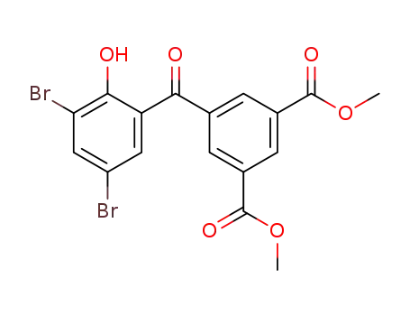 dimethyl 5-(3,5-dibromo-2-hydroxybenzoyl)isophthalate