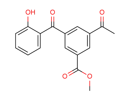 methyl 3-acetyl-5-(2-hydroxybenzoyl)benzoate