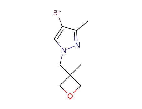 4-bromo-3-methyl-1-((3-methyloxetan-3-yl)methyl)-1H-pyrazole