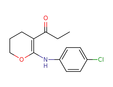 6-(4-chloroanilino)-5-propionyl-3,4-dihydropyran