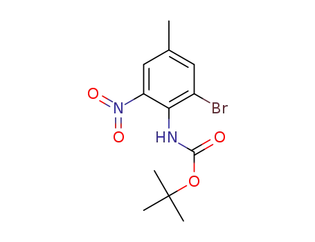 tert-butyl (2-bromo-4-methyl-6-nitrophenyl)carbamate