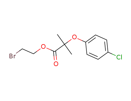 2-(4-chlorophenoxy)-2-methylpropionic acid 2-bromoethyl ester