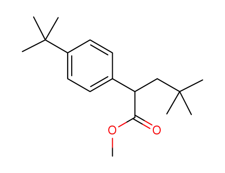 methyl 2-(4-(tert-butyl)phenyl)-4,4-dimethylpentanoate