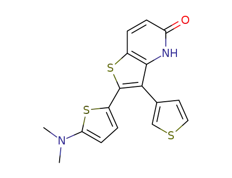 2-(5-(dimethylamino)thiophen-2-yl)-3-(thiophen-3-yl)thieno[3,2-b]pyridin-5(4H)-one