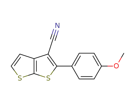 2-(4-methoxyphenyl)thieno[2,3-b]thiophene-3-carbonitrile