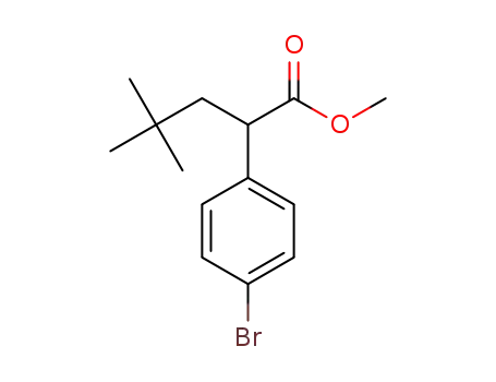 methyl 2-(4-bromophenyl)-4,4-dimethylpentanoate