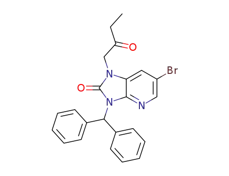 3-Benzhydryl-6-bromo-1-(2-oxobutyl)-1,3-dihydro-2H-imidazo[4,5-b]pyridin-2-one