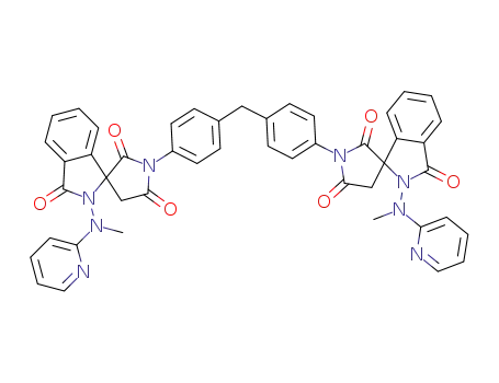 1',1'''-(methylenebis(4,1-phenylene))bis(2-(methyl(pyridin-2-yl)amino)spiro[isoindoline-1,3'-pyrrolidine]-2',3,5'-trione)