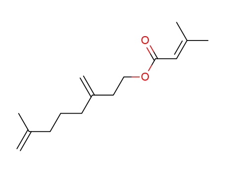 7-methyl-3-methylene-7-octenyl senecioate