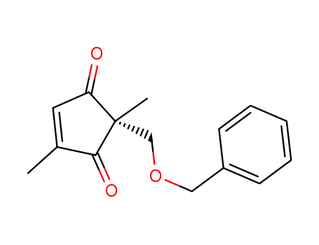 (S)-2-((benzyloxy)methyl)-2,4-dimethylcyclopent-4-ene-1,3-dione