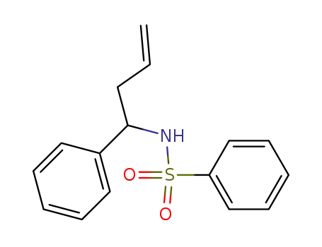 Molecular Structure of 217947-24-5 (Benzenesulfonamide, N-(1-phenyl-3-butenyl)-)